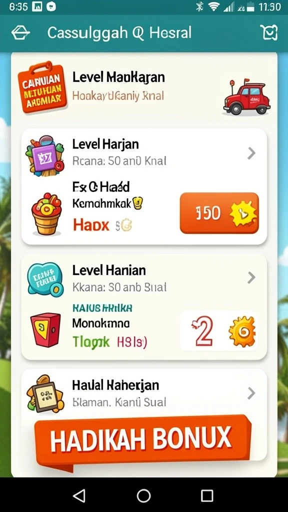 3446 - Grafis yang memukau dengan latar belakang dunia fantasi.