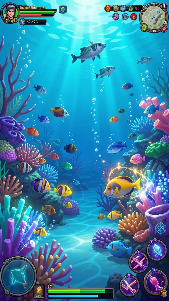 3446 - Menu pengaturan yang mudah digunakan untuk penyesuaian gameplay.